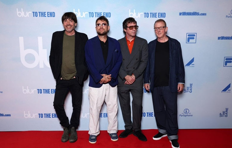 Official Sponsor Rarewaves attend blur: To The End London Premiere